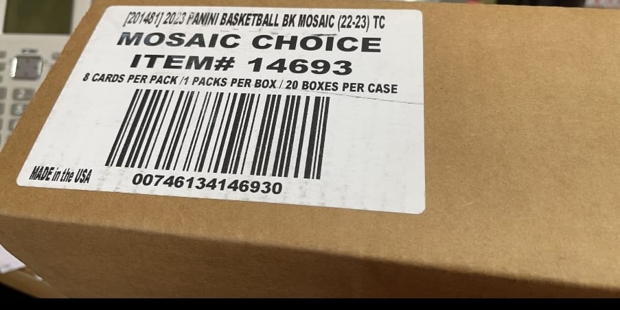 2022-23 Panini Mosaic Choice Case